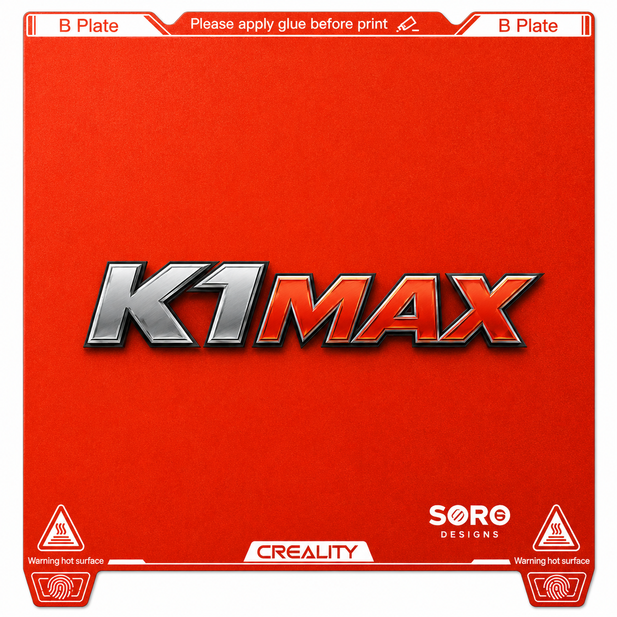 REDEAVI Fiery Ice Cold Plate – 315 × 310 mm (Creality K1 Max)