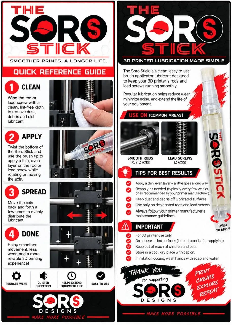 Soro Stick – Precision 3D Printer Lubricant Pen